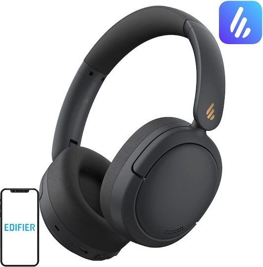 Edifier W800BT Pro Ασύρματα / Ενσύρματα On Ear Ακουστικά με 45 ώρες Λειτουργίας και Quick Charge Μαύρα