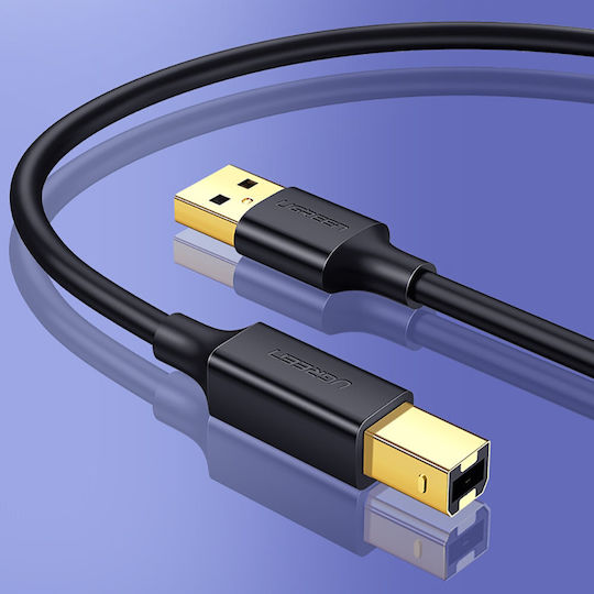 Ugreen USB 2.0 Cablu USB-A - USB-B Negru 1m 20846