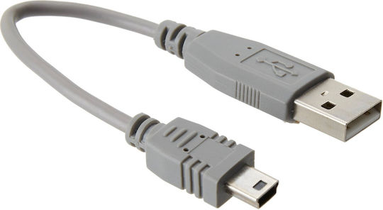 StarTech USB 2.0 Cable USB-A male - mini USB-B male Γκρι 0.15m (USB2HABM6IN)