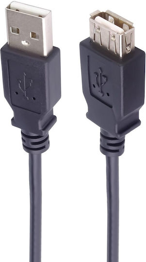 Cablu USB-A USB-A Premiumcord 3 M Negru Kupaa3bk