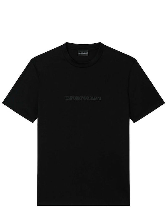 Herrenblusen Kurzarm T-Shirts Schwarz