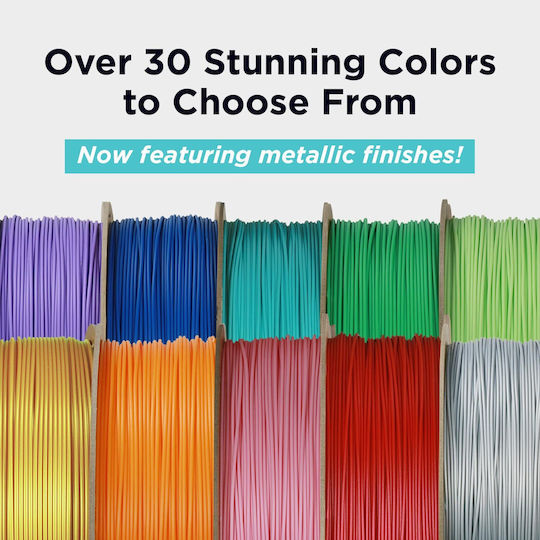 Polymaker PLA 3D Printer Filament 1.75mm Ασημί 1kg 1τμχ (Spool)