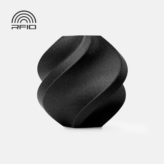 Bambu Lab Filament Pentru Imprimante 3D 1.75mm Negru 0.5kg 1 Bucată Bobină