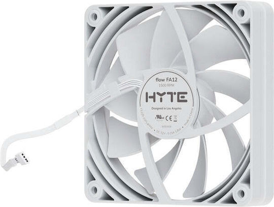 HYTE FA12 Case Fan 120mm Without LED Lighting 4pcs Snow White