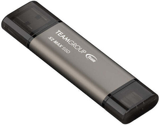 TeamGroup 1.0TB USB 3.2 SSD Stick με σύνδεση USB-A & USB-C Μαύρο