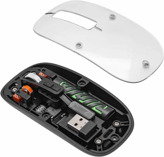 Aoas WB08 Ασύρματο Bluetooth Ποντίκι Μαύρο