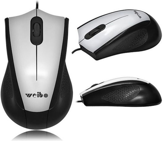 Weibo FC-202 Wired Mouse Red