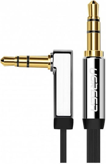 Ugreen 3.5mm Male to 3.5mm Male Audio Cable Black 1.5m with Gold Plated Terminals 10598