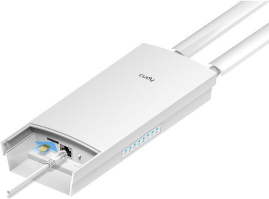 Cudy LT500 Outdoor v1 Безжичен 4G Wi-Fi 5 - Wi-Fi 5 с 4 Порта Ethernet
