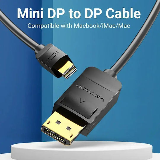 Vention Cablu DisplayPort - mini DisplayPort 2m Negru (HAABH)
