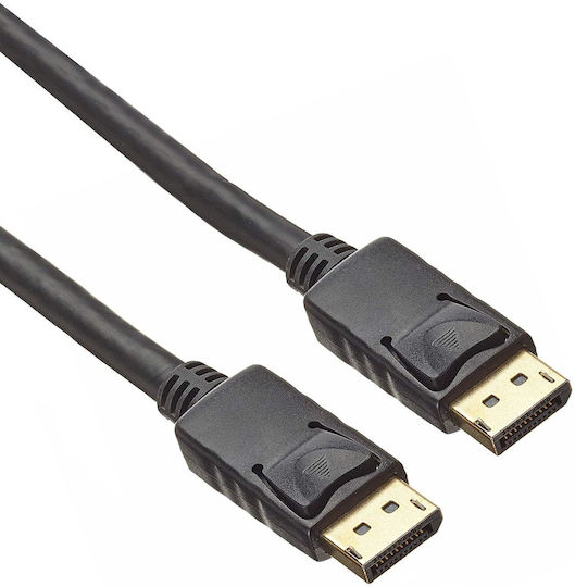 PremiumCord Cable DisplayPort male - DisplayPort male 5m Μαύρο (kport4-05)