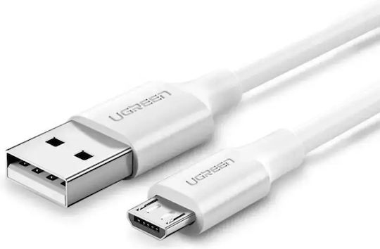 Ugreen US289 1m Regular USB 2.0 to micro USB Cable White (60141)