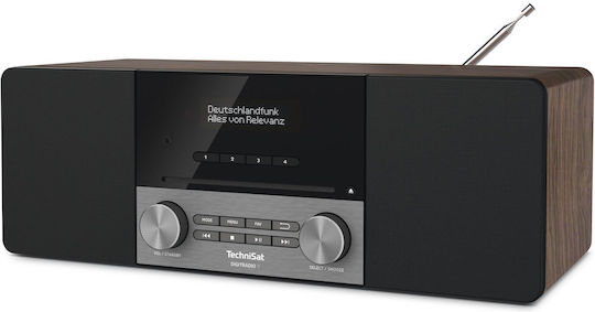 Technisat Озвучителна система 2 DigitRadio 3 0004/3913 20W с CD / Цифрови медии Player, WiFi и Блутут Орехи