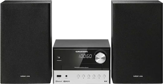 Grundig Аудиосистема 2 CMS 3000 BT GLR7640 30W с CD Player и Bluetooth Черен