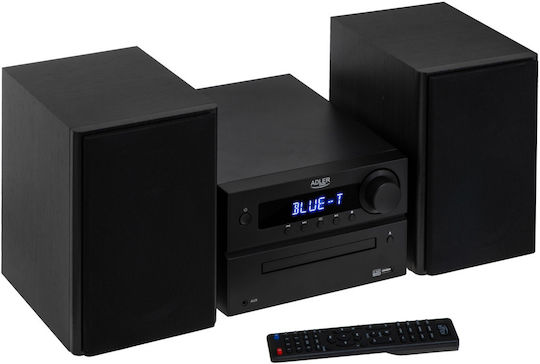 Adler Ηχοσύστημα 2.0 AD1917 AD 1917 50W με CD Player και Bluetooth Μαύρο