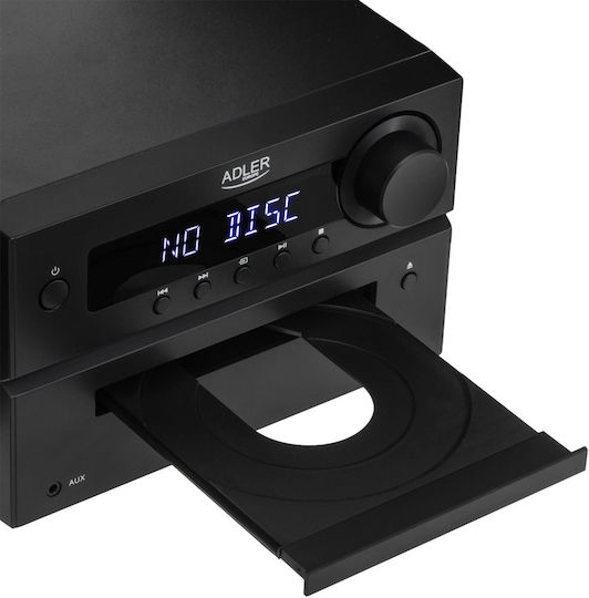 Adler Ηχοσύστημα 2.0 AD1917 AD 1917 50W με CD Player και Bluetooth Μαύρο