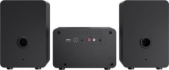 Sharp Аудиосистема 2 Tokyo XL-B520DBK 40W с CD / Цифрови медии Player и Bluetooth Черен