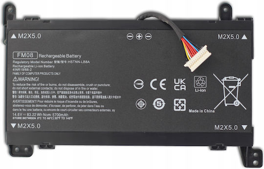 Baterie Fm08 Hstnn-lb8b Pentru Hp Omen 17-AN 12-pin