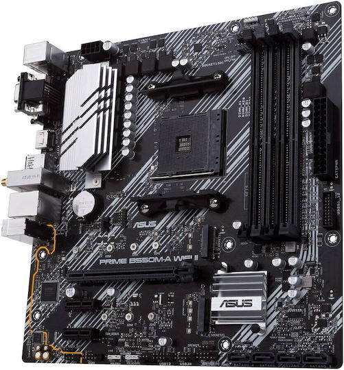 Asus Prime B550M-A WIFI II Motherboard Micro ATX with AMD AM4 Socket