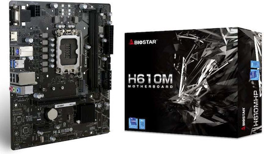 Biostar H610MHP Ver. 6.1 Motherboard Micro ATX with Intel 1700 Socket