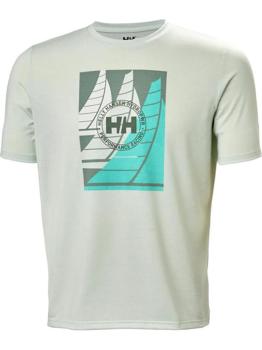 Hp Race Graphic Αθλητικό T-shirt Azid Lime