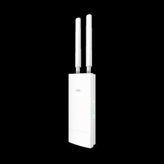 Cudy RE1200 Outdoor Access Point με Mesh Wi‑Fi 5 Dual Band (2.4 & 5GHz) Μονό Kit Λευκό