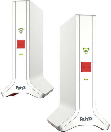 AVM 20003108 WiFi-Mesh-Netzwerk Zugangspunkt Wi-Fi 6 Dualband (2,4 & 5 GHz) in Doppelpack
