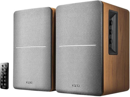 Edifier R1280DB Αυτοενισχυόμενα Ηχεία με Bluetooth 42W (Ζεύγος) Καφέ