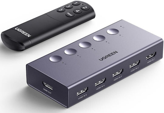 Hdmi Switch 5 Ports 4k/60hz Ugreen Cm568 25857 Cm568/25857