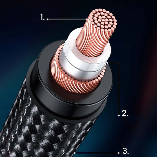 Ugreen AV182 Cable XLR Female - 3.5mm Male Black 1m 20763