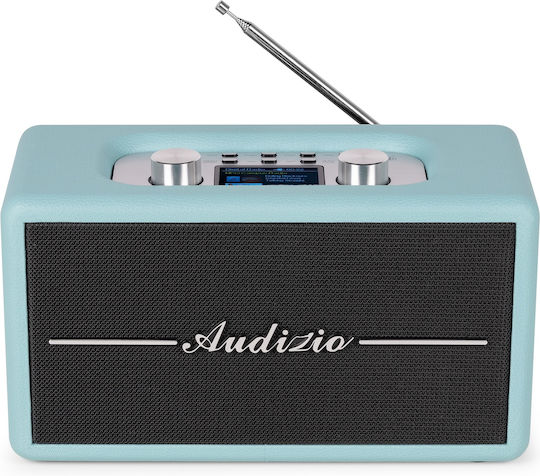 Audizio TUNE60 Retro Επιτραπέζιο Ραδιόφωνο Μπαταρίας DAB+ με Bluetooth και USB Μπλε