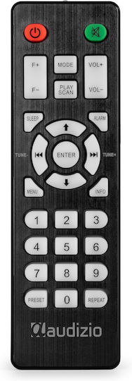 Audizio TUNE60 Retro Επιτραπέζιο Ραδιόφωνο Μπαταρίας DAB+ με Bluetooth και USB Καφέ