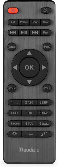 Audizio Foza Tabletop Radio Electric DAB+ with Bluetooth Black