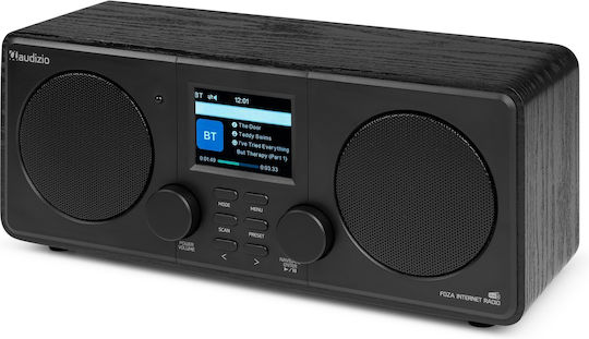 Audizio Foza Tabletop Radio Electric DAB+ with Bluetooth Black