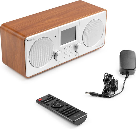 Audizio Foza Tabletop Radio Electric DAB+ with Bluetooth Silver