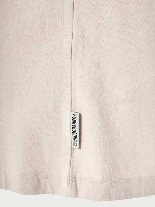 T-shirt Μπεζ