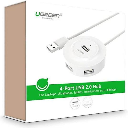 Ugreen CR106 Hub 4 Ports USB 2.0 with USB-A Connection