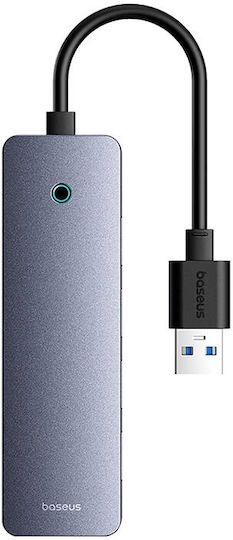 Baseus 5 Port USB 3.0 Hub with USB-A Connection Gray