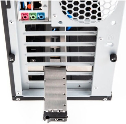 Delock 47037 Drive Bay Πίνακας Πλαίσιο Δίσκου Αποθήκευσης Μαύρος Μαύρο Μεταλλικός