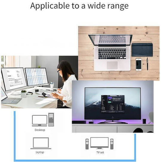 Qoltec Αντάπτορας Μαύρος