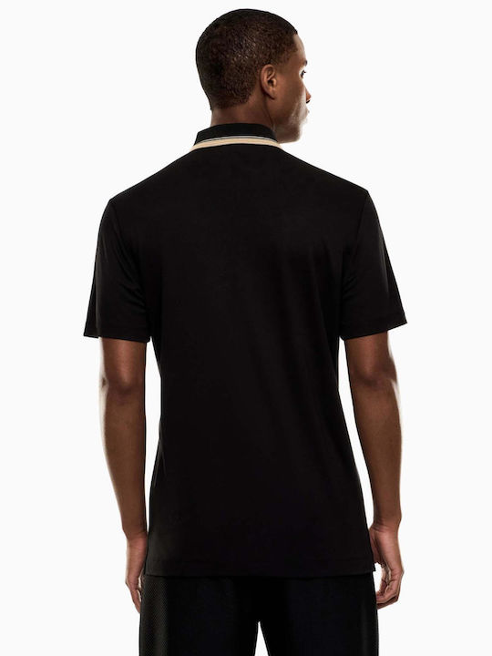Emporio Armani Polo Herrenbluse Schwarz