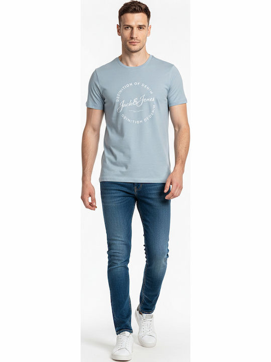Crew Neck T-Shirt Hellblau