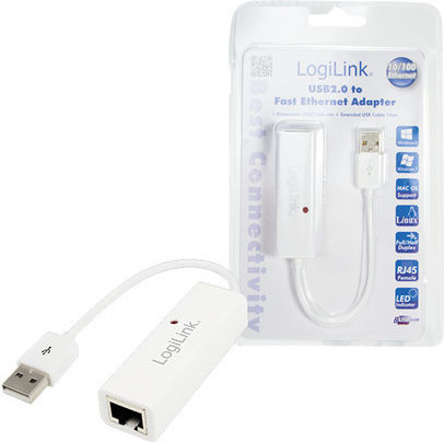 LogiLink UA0144 USB Адаптер За Мрежа С Проводников Ethernet Свързване