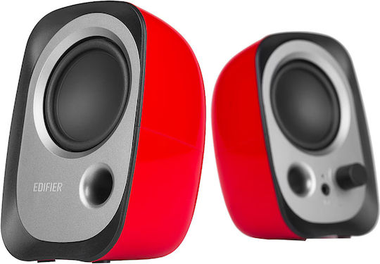 Edifier R12U Компютърни тонколони 2.0 с мощност 4W в Червен цвят