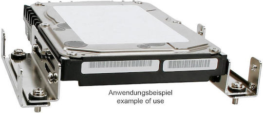 Inline Anti-vibration Kit 3.5" Hard Drive Mounting in a 5.25" Compartment 00243b