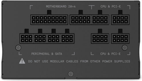 NZXT C650 2022 650W Negru Sursă de Alimentare Calculator Complet modular 80 Plus Gold