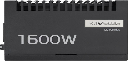 Asus Pro WS 1600W Черен Компютърно захранване Пълен модул 80 Plus Platinum