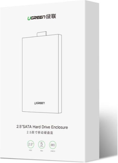 Ugreen Θήκη για Σκληρό Δίσκο 2.5" SATA III με σύνδεση USB3.0