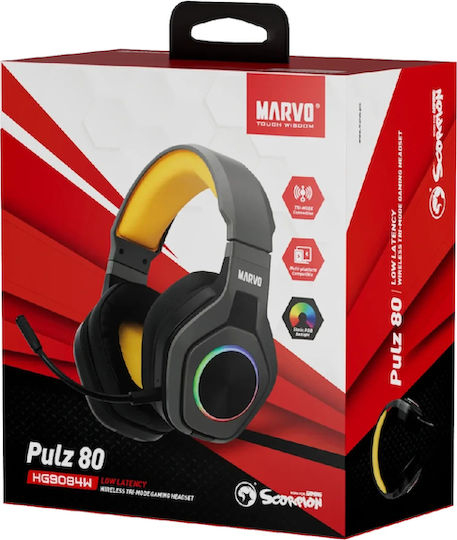 Marvo HG9084 Over Ear Gaming Headset με σύνδεση 3.5mm / USB