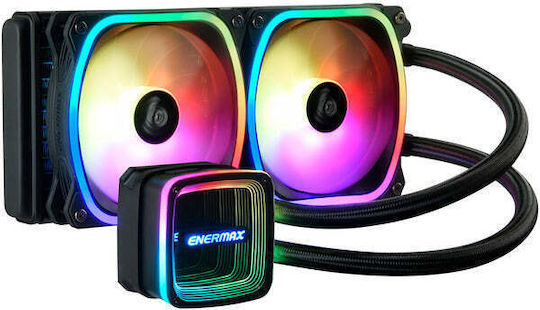 Enermax Aquafusion II 240 ARGB Water Cooling System AIO CPU with 2 120mm Fans